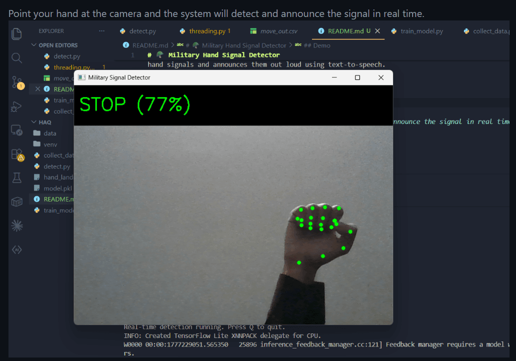 Hand Signal AI